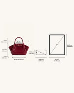 Hana Mini Tote Bag - Claret