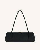 Nova Baguette Style Shoulder Bag - Black