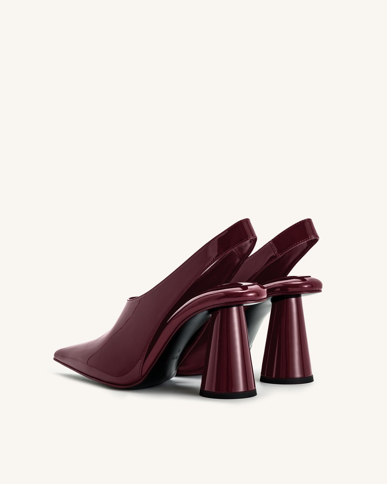 Vivovr High Heel Pumps - Burgundy