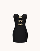 Samantha Cutout Mini Dress - Black