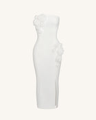 Petal Perfection Cocktail Dress - White