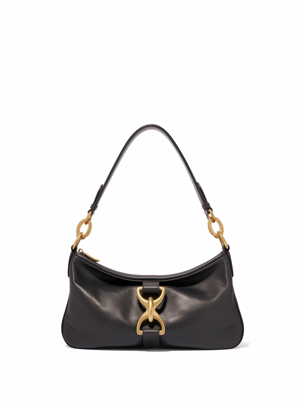 Jade Elegant Shoulder Bag - Black