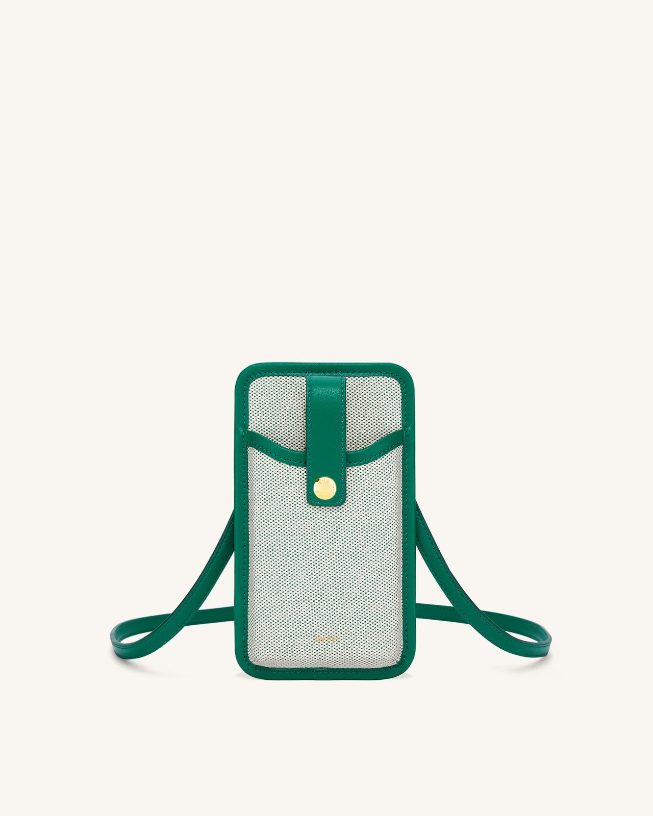 Aylin Canvas Phone Bag - Dark Green