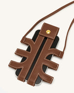 FEI Cut-Out Phone Bag - Brown