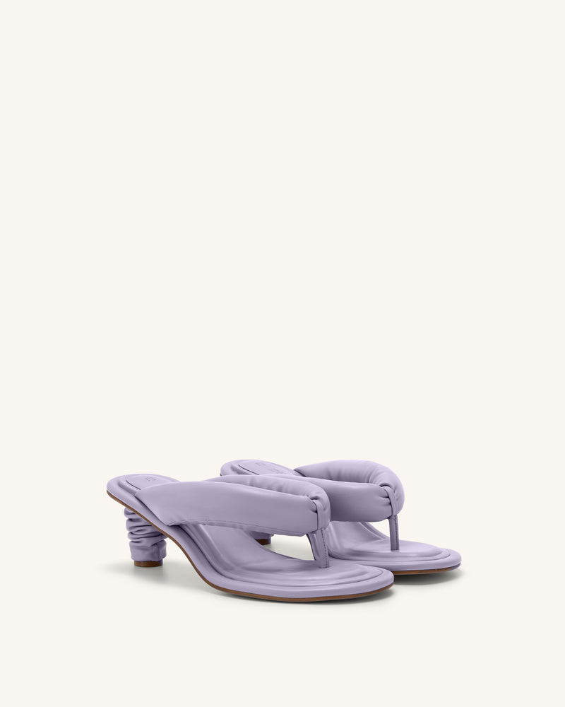 Talia Puffed Sandal - Purple