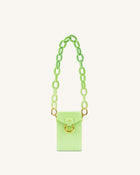 Mya Gradient Acrylic Chain Strap - Green