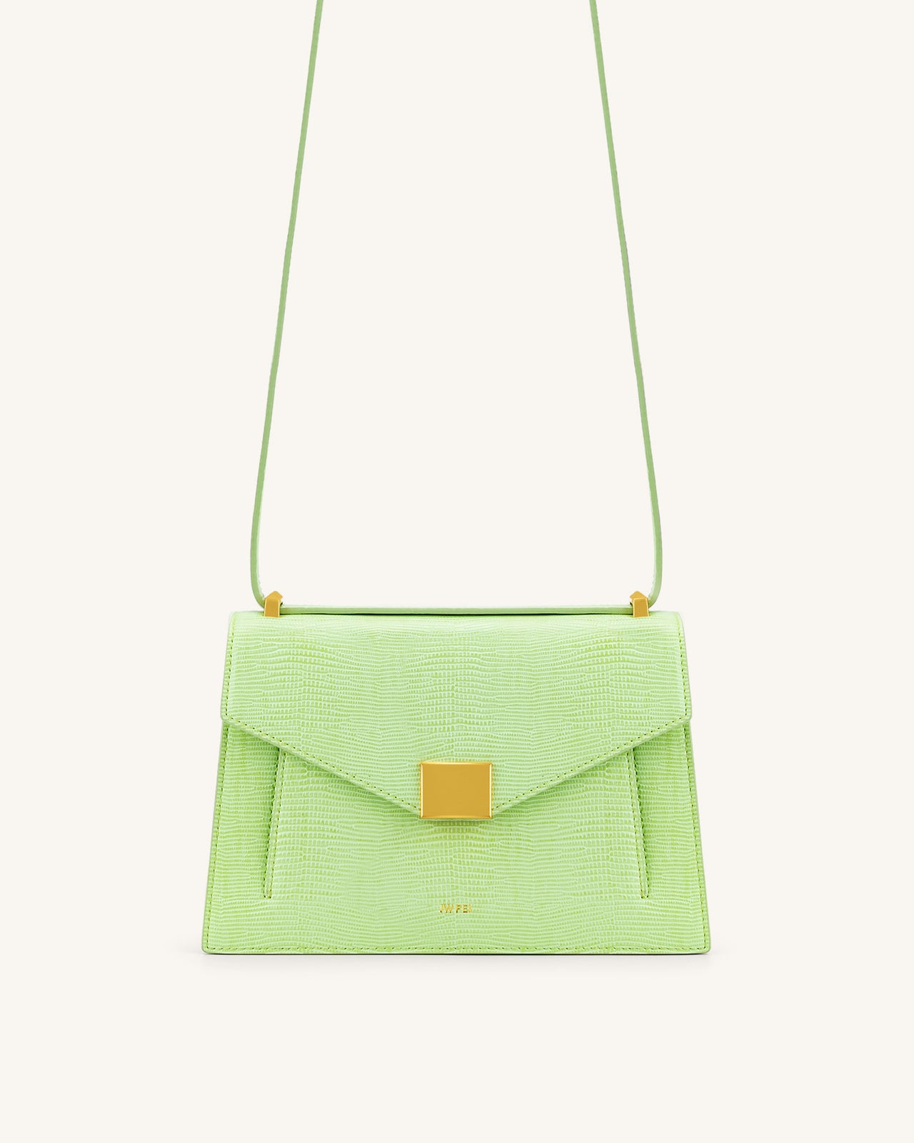 Lilian Bag - Lime Green Lizard